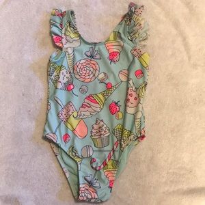 Gap 5 years bathing suit  ice cream and candy
